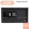 ตู้เซฟดิจตอล SR-ES823 น้ำหนัก 9.5 กก. (1 รหัสกด / ปุ่มหมุนบิด)  ES-823