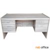 โต๊ะทำงาน 5 ลิ้นชัก พีวีซี W-16-T 150W พีวีซี/ฟอยล์