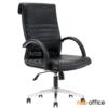 เก้าอี้ผู้บริหาร โช๊คแก๊ส มีก้อนโยก  EURO-125H + -ขาเหล็กปลายเรียว nsb