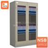  ตู้เหล็กบานเปิดอะคิลิค 122.2W*61.1D*198.2H cm  CB78BWK-99