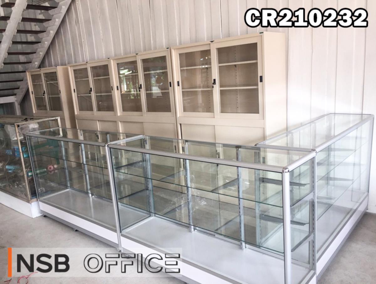 ชั้นวางของและตู้โชว์สินค้า ❘ Storage racks and glass display counter with storage 