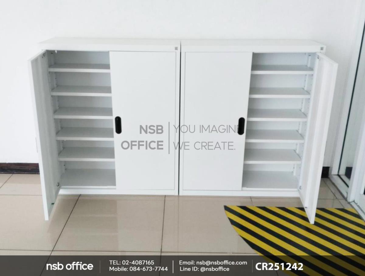 ตู้เก็บรองเท้า 2 บานเปิด