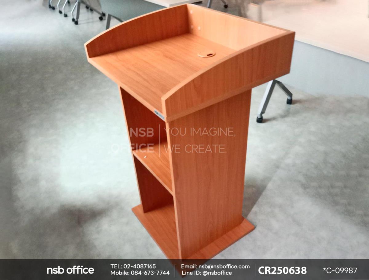 โพเดี่ยมไม้เมลามีน 