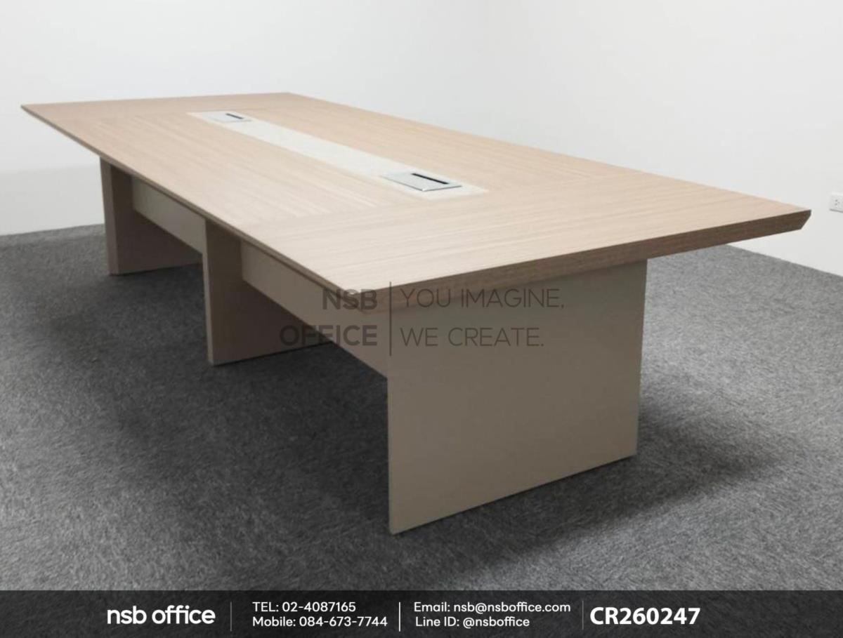 โต๊ะประชุมทรงสี่เหลี่ยมดีไซน์ทันสมัย