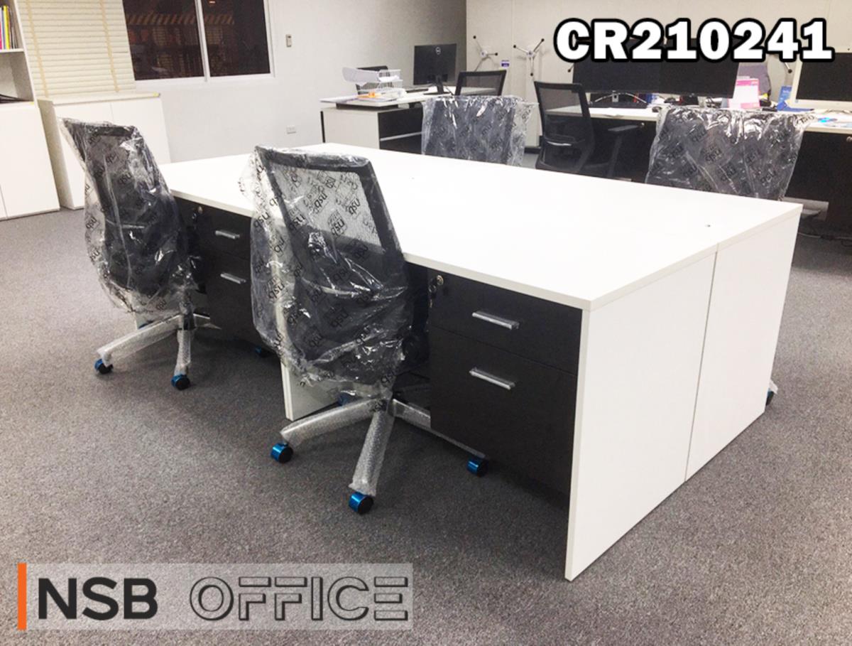 โต๊ะทำงานและเก้าอี้หลังเน็ต ❘ Office desk and mesh office chair