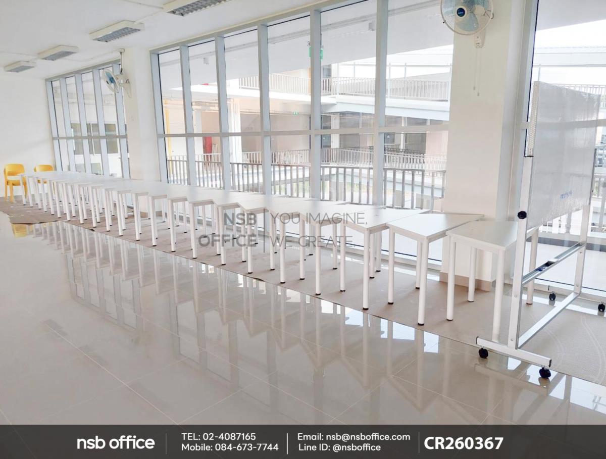 โต๊ะทรงคางหมู และเก้าอี้โมเดิร์นพลาสติก PP