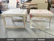 ตัวอย่างการแพ๊คกิ้ง โต๊ะกลางเมลามีน ขาเหล็กชุบโครเมี่ยม