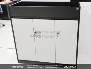 ตู้เก็บเอกสารบานเปิดพร้อมช่องวางของด้านบน บานเพ่