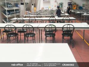 เก้าอี้อเนกประสงค์เหล็ก ขาเหล็กพ่นดำ