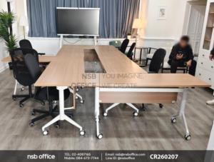 โต๊ะประชุมพับเก็บได้ล้อเลื่อน