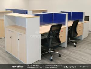 โต๊ะทำงานเสริมพาร์ทิชั่นเพิ่มความเป็นส่วนตัว