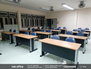 โต๊ะนักเรียนใช้งานคู่กันกับเก้าอี้อเนกประสงค์