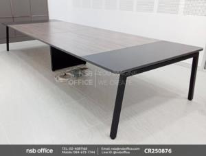โต๊ะประชุมสี่เหลี่ยมมุมมน ขาเหล็ก