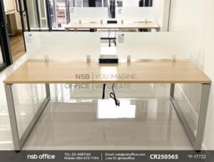 โต๊ะทำงานกลุ่มเสริมการใช้งานด้วยป๊อปอัพสี่เหลี่ยม 2 ปลั๊กเสียบ 2 USB