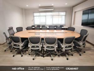 เก้าอี้สำนักงานหลังเน็ต ขาพลาสติก