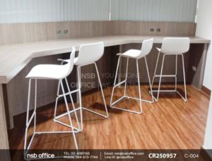 เก้าอี้บาร์สูง โครงขาเหล็ก