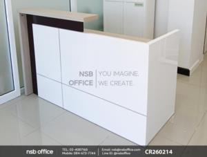 เคาน์เตอร์หน้าตรงด้านใน 1 ลิ้นชัก 1 บานเปิด 1 รางคีย์บอร์ด