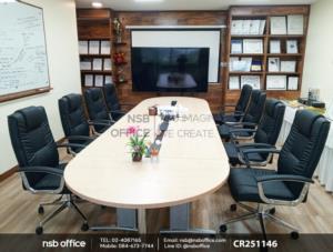 เก้าอี้ผู้บริหารขาเหล็กชุบโครเมียม