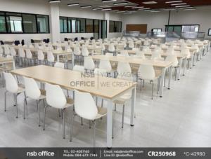 โต๊ะรับประทานอาหารเสริมด้วยเก้าอี้อเนกประสงค์เฟรมโพลี่ 