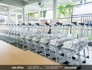 ชุดโต๊ะและเก้าอี้นักเรียนมีความปลอดภัยสูง ออกแบบให้ทุกชิ้นส่วนโค้งมน