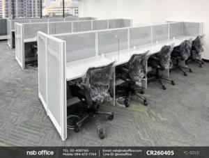 โต๊ะทำงานเสริมพาร์ทิชั่นเพิ่มความเป็นส่วนตัว