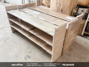 ตัวอย่างการแพ็คกิ้ง ชั้นวางรองเท้าเหล็ก