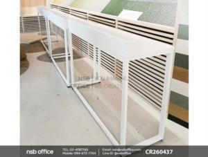 โต๊ะบาร์สูง มีกันตกหน้า แบบมีกล่องใส่ต้นไม้