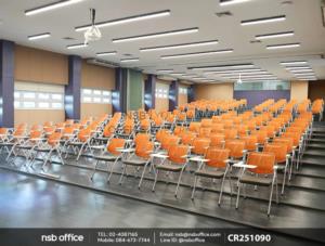 เก้าอี้เลคเชอร์หลังเน็ตขาเหล็ก