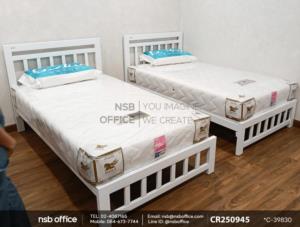 เตียงเหล็กเหลี่ยม หัวระแนงแนวตั้ง