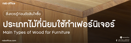 ประเภทไม้ชนิดไหนบ้างที่นิยมใช้ทำเฟอร์นิเจอร์ สิ่งควรรู้ก่อนตัดสินใจซื้อ