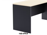 ชุดโต๊ะทำงาน ขาไม้ T-square