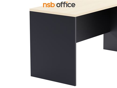 ชุดโต๊ะทำงาน ขาไม้ T-square