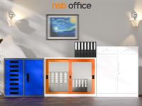 ตู้เอกสารเตี้ย บานเลื่อน บานเปิด