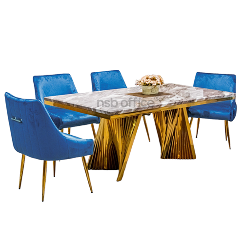 ชุดโต๊ะกินข้าว ขาเหล็ก