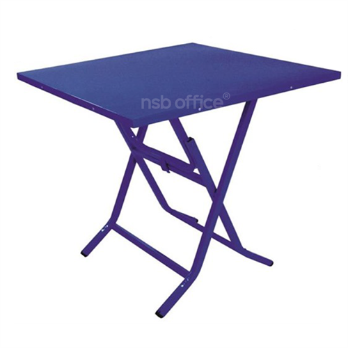 โต๊ะพับหน้าเหล็ก หน้าพลาสติก
