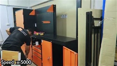 วิธีการประกอบตู้เก็บเครื่องมือช่าง E09A024