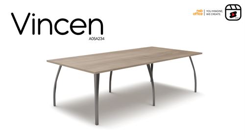 A05A234: โต๊ะทรงสี่เหลี่ยม รุ่น Vincen (วินเซ็น) 